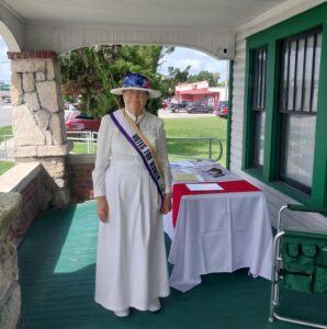 6-2025 Gail Palmer at Bunnell History Day