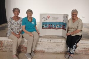Gale Ulmer, Gail Palmer and Margie Richmond at St. Augustine Branch Film Festival